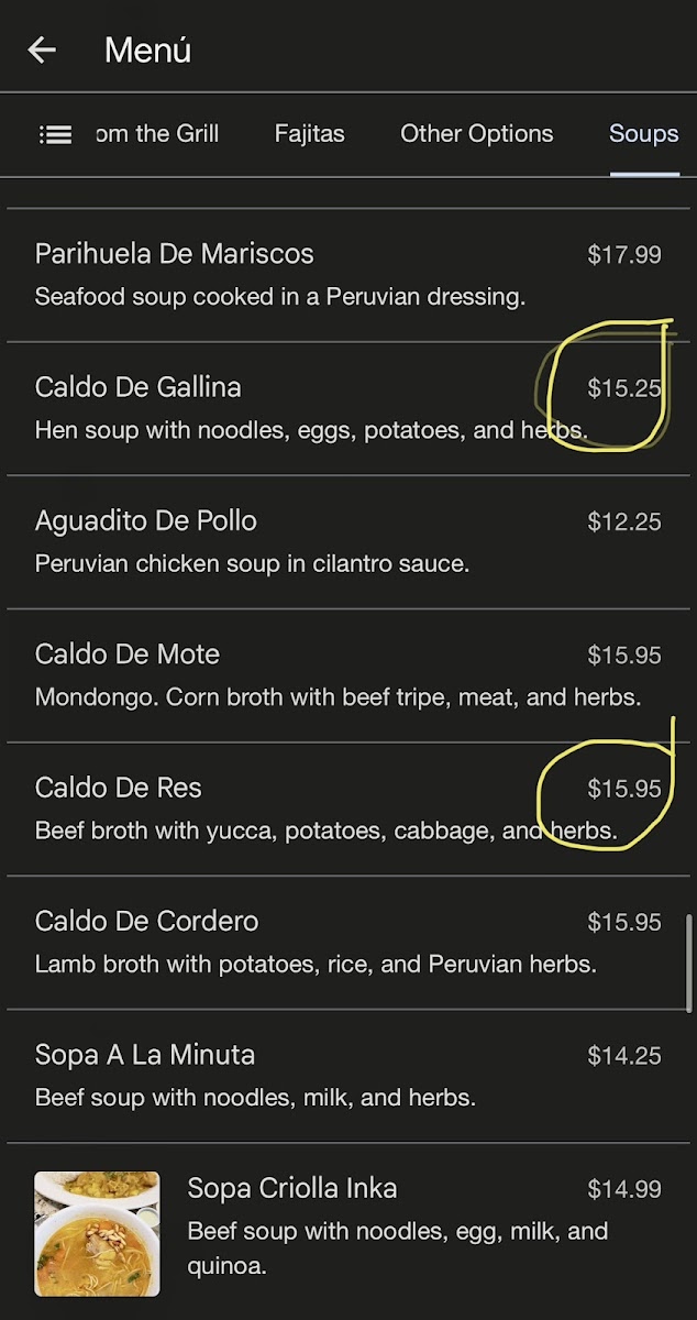 EL MESON RESTAURANT AND BAR Menu - Image 1